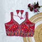 Rani  Color Handwork Kutchi Work Blouse