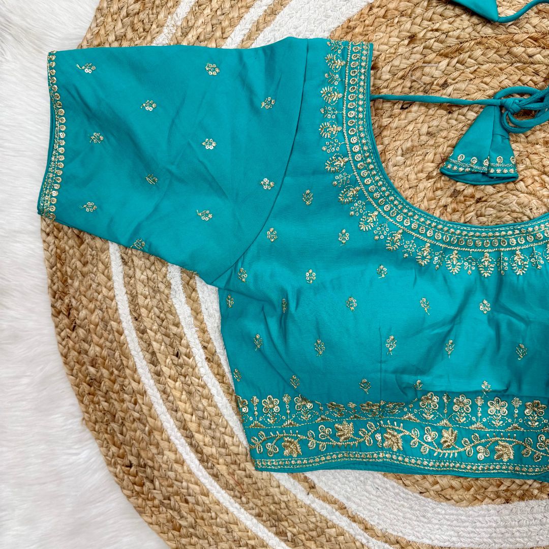 Rama Roman Silk Thread Work Partywear Blouse