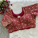 Rani Colour Timo Silk Blouse with Stylish Back Cutwork