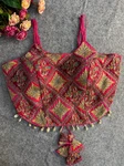 Rani Embroidered Luxe Crepe Partywear Corset Blouse